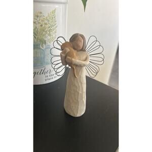 Willow Tree "Angel Of Friendship" Susan Lordi Figurine With Dog